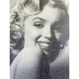 SIMON CLARIDGE (British, b.1980) limited edition silkscreen on paper with diamond dust - Marilyn