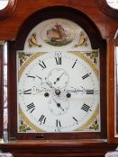 19TH CENTURY PROVINCIAL SCOTTISH MAHOGANY EIGHT-DAY LONG CASE CLOCK, A. Balsillie, Cupar, Fife,