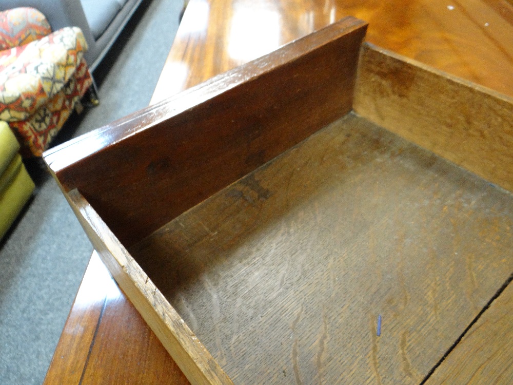 GOOD 19TH CENTURY REGENCY STYLE MAHOGANY & EBONY STRUNG SERVING TABLE, rectangular top with low - Image 12 of 33