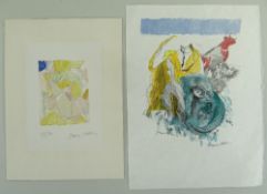 JACQUES VILLON (French,1875-1963) two works: (i) limited edition (18/70) lithograph - abstract