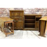 ASSORTED OCCASIONAL FURNITURE including two "Old Charm" cocktail cabinet and bookcase, together with