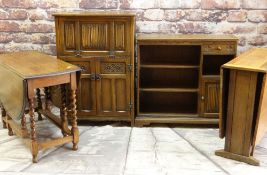 ASSORTED OCCASIONAL FURNITURE including two "Old Charm" cocktail cabinet and bookcase, together with