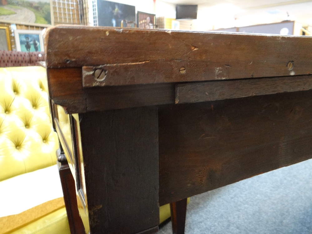 GOOD 19TH CENTURY REGENCY STYLE MAHOGANY & EBONY STRUNG SERVING TABLE, rectangular top with low - Image 17 of 33