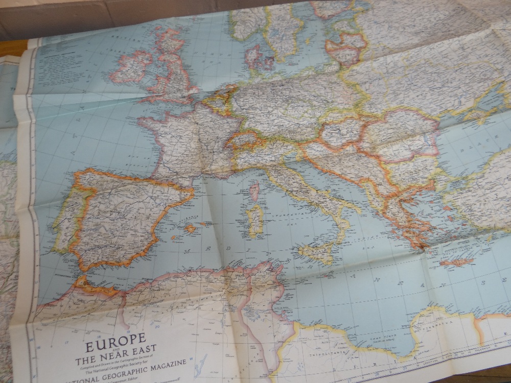 MAPS: COLLECTION OF ASSORTED EARLY 20TH CENTURY WORLD FOLDING MAPS, incl. Edw. Stanford maps.... - Image 78 of 82