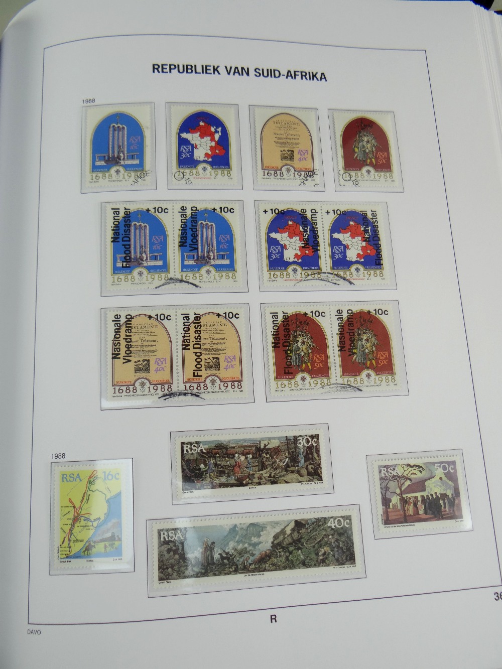STAMPS: South Africa (Union & Republic) 1910-2006, in three Davo albums, unmounted used mint/near - Image 7 of 12