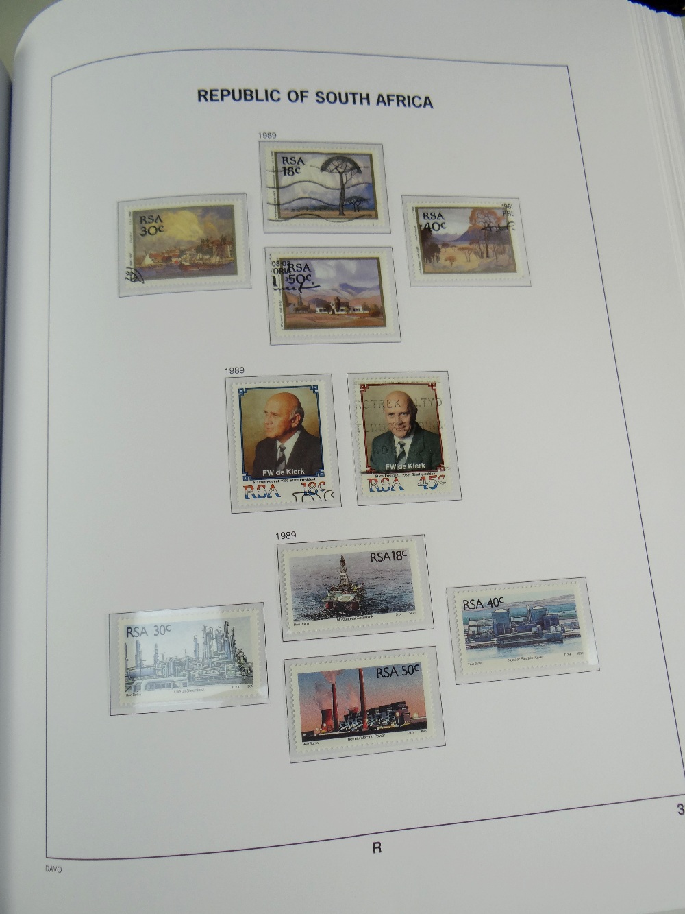 STAMPS: South Africa (Union & Republic) 1910-2006, in three Davo albums, unmounted used mint/near - Image 8 of 12