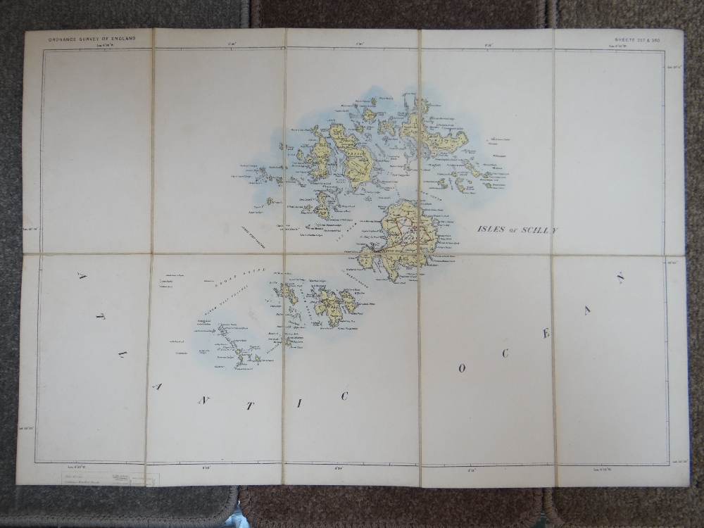 MAPS: COLLECTION OF ASSORTED EARLY 20TH CENTURY WORLD FOLDING MAPS, incl. Edw. Stanford maps.... - Image 48 of 82