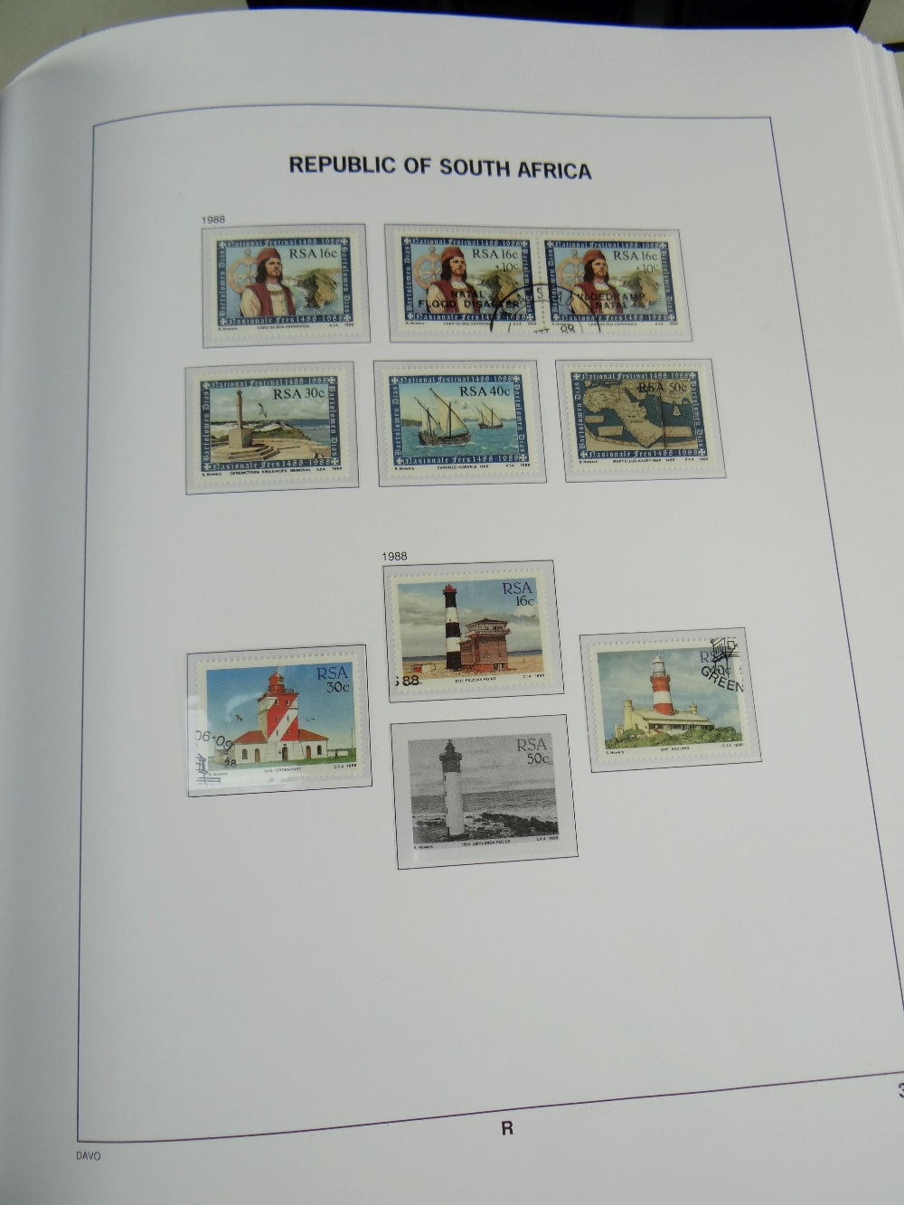 STAMPS: South Africa (Union & Republic) 1910-2006, in three Davo albums, unmounted used mint/near - Image 6 of 12