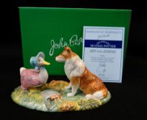 BESWICK BEATRIX POTTER GROUP 'Kep and Jemima' (P4091) limited edition (1390/3000), with box