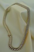 14K GOLD NECKLACE, 41.5cms long, 56.2gms Condition: appears good overall, clasp working well