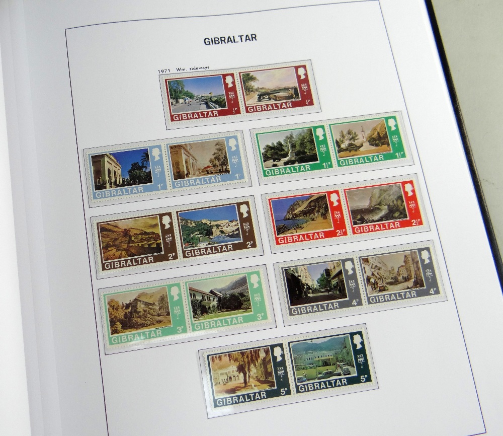 STAMPS:Gibraltar 1886-2015 in three Davo albums, all unmounted used and mint/near mint, vols I & III - Image 2 of 9