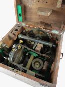 TROUGHTON & SIMMS THEODOLITE, in original square section fitted wooden box