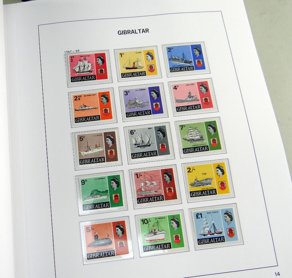 STAMPS:Gibraltar 1886-2015 in three Davo albums, all unmounted used and mint/near mint, vols I & III - Image 4 of 9