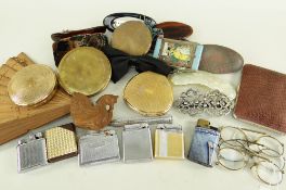 ASSORTED LADIES & GENTLEMAN'S ACCESSORIES including six cigarette lighters, cigarette case, three