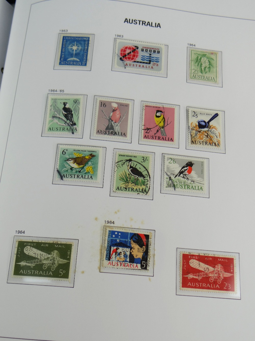 STAMPS: Australia 1913-2017 in six Davo albums, vols II & III near complete, others sparsely filled, - Image 4 of 6