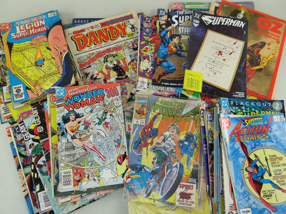 ASSORTED COMICS comprising selection of DC & Marvel comics including Batman, Spider-man, Luke