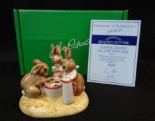 BESWICK BEATRIX POTTER GROUP, 'Flopsy, Mopsy and Cottontail (P4161) limited edition (628/1500), with