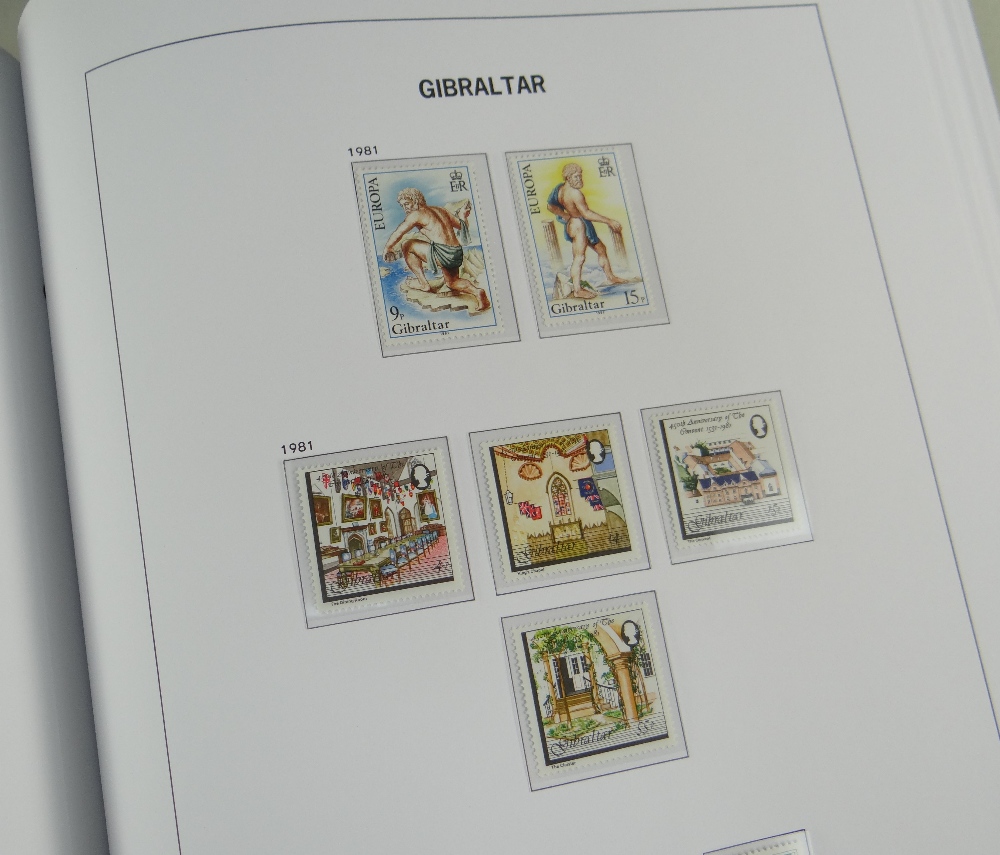 STAMPS:Gibraltar 1886-2015 in three Davo albums, all unmounted used and mint/near mint, vols I & III - Image 5 of 9