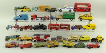 ASSORTED PLAY-WORN DIECAST & OTHER VEHICLES including Matchbox, Corgi etc. to include vehicles,