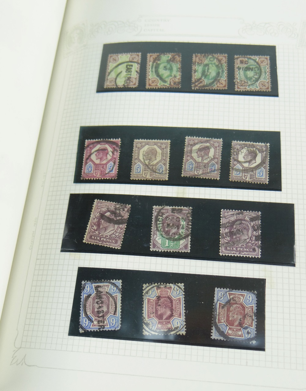 STAMPS: GB 1840-1952, one album including QV 76x 1d reds (one on letter), 18x 1d lilacs, many 1/2d - Image 2 of 4