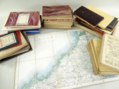 MAPS: COLLECTION OF ASSORTED EARLY 20TH CENTURY WORLD FOLDING MAPS, incl. Edw. Stanford maps....