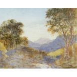 ALAN STEPNEY GULSTON watercolour - landscape, signed, 22 x 27cms Provenance: Sotheby's 15th