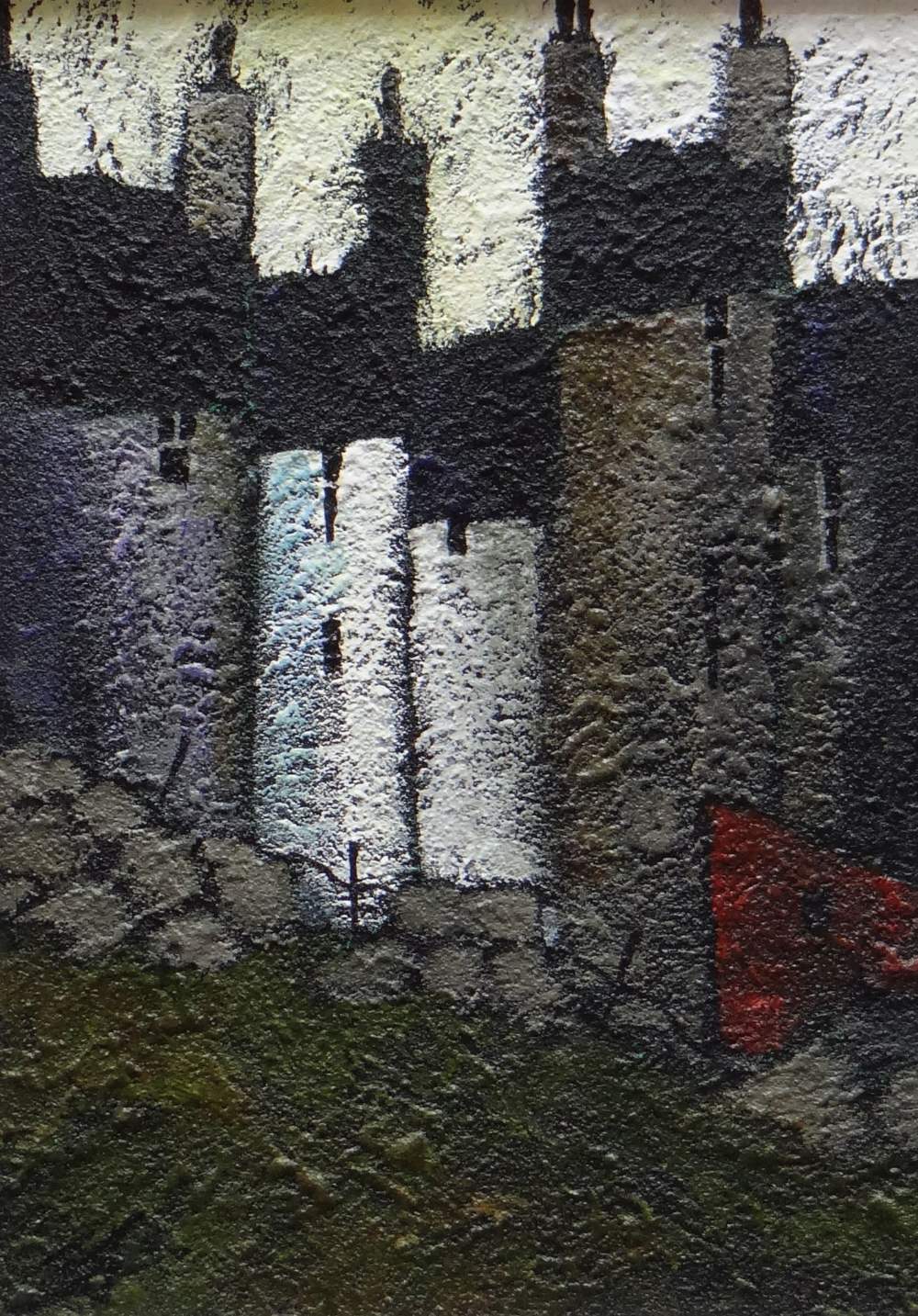 STEPHEN JOHN OWEN oil on board - terraced houses, signed with initials, 29.5 x 21cms Provenance: