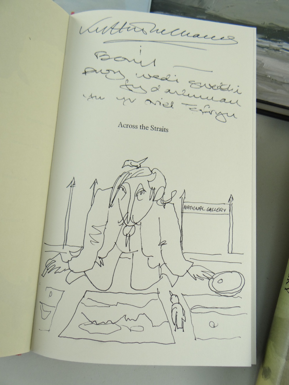 SIR KYFFIN WILLIAMS RA five hardback publications - 'Across the Straits' 1973, with signed - Image 2 of 2