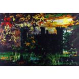 JOHN PIPER limited edition (62/70) lithograph - entitled verso on Attic Gallery Swansea 'Eastnor