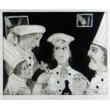 BEN PRITCHARD limited edition (3/50) etching with aquatint - title to margin 'Another Cheat', signed
