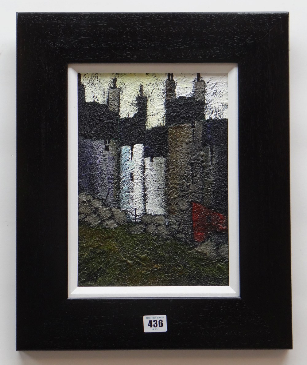 STEPHEN JOHN OWEN oil on board - terraced houses, signed with initials, 29.5 x 21cms Provenance: - Image 2 of 2