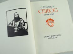 GREGYNOG PRESS VOLUME OF CANEUON CEIRIOG DETHOLIAD No.56, dated 1925, printed by Robert Ashwin