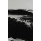 DAVID CARPANINI limited edition (3/50) etching - wooded valley at dawn, entitled verso on Attic