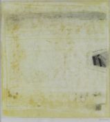 ROGER CECIL mixed media - abstract, entitled verso on Kooywood Gallery label 'In the Valley of the