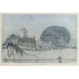 GORDON MILES limited edition (2/100) monocolour etching - titled in pencil 'Welsh Cob', signed, 20 x