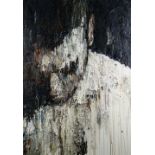 CARL MELEGARI large impasto oil on box canvas - head portrait, entitled 'Ernesto', 100 x 75cms