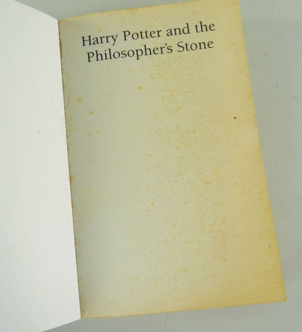 ROWLING (J. K.) Harry Potter and the Philosopher's Stone, first edition, first issue, London - Image 6 of 9