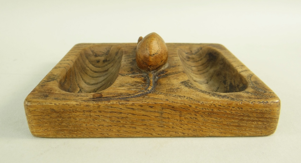 ROBERT 'MOUSEMAN' THOMPSON OAK PINTRAYS, of rectangular shape, middle with 'signature' mouse - Image 4 of 4