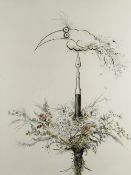 RONALD SEARLE (British, b. 1920) limited edition (71/99) colour lithograph on wove - Bouquet