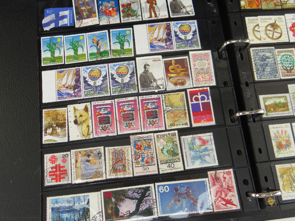 STAMPS: all world collection of 20th Century stamps in seven stock books, used and mint - Image 3 of 5