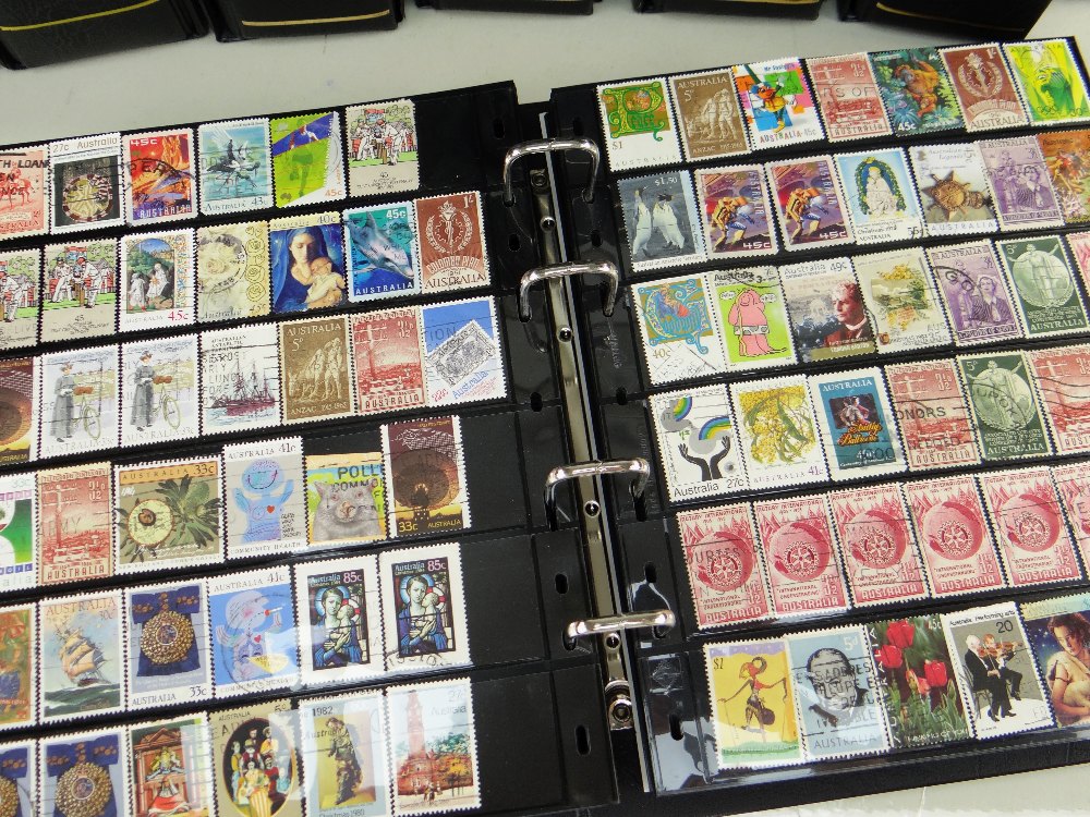 STAMPS: all world collection of 20th Century stamps in seven stock books, used and mint - Image 4 of 5