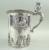 LARGE RUSSIAN ROYAL PRESENTATION NEOCLASSICAL SILVER CUP, St Petersburg 1831, makers mark PM