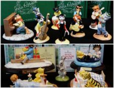 BESWICK BAND OF FIGURES FROM 'THE CATS CHORUS COLLECTION', including Purrfect (CC1) Calypso