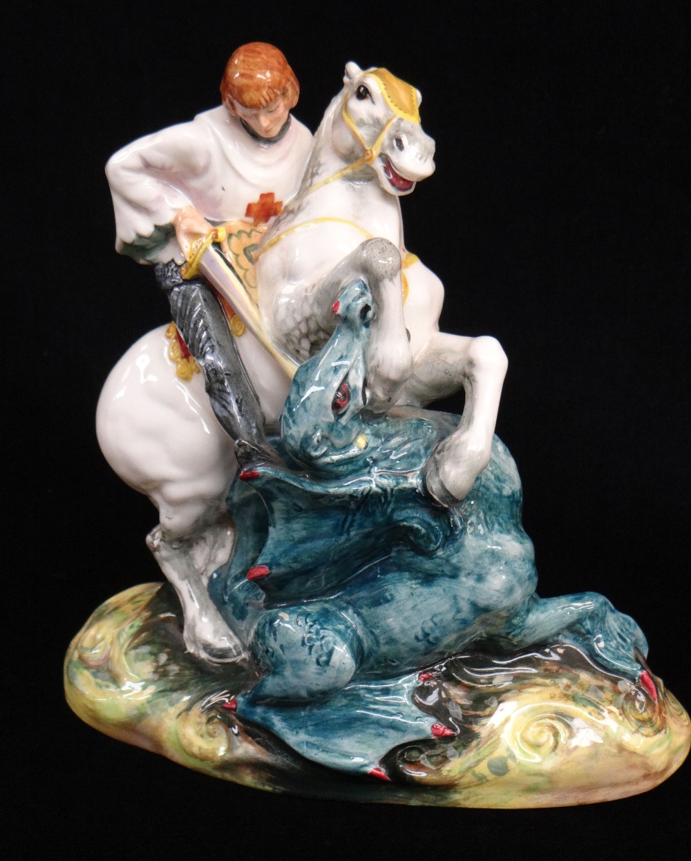 ROYAL DOULTON ST. GEORGE & THE DRAGON HN2051, 19cms high Condition: excellent - Image 2 of 3