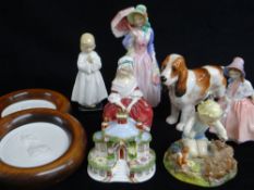 GROUP OF COLLECTABLE CHINA including Royal Worcester Freda Doughty group 3076 'Woodland Dance',