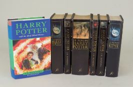 ROWLING (J.K.) FIRST EDITION HARRY POTTER & THE GOBLET OF FIRE, 2005 together with six other Harry