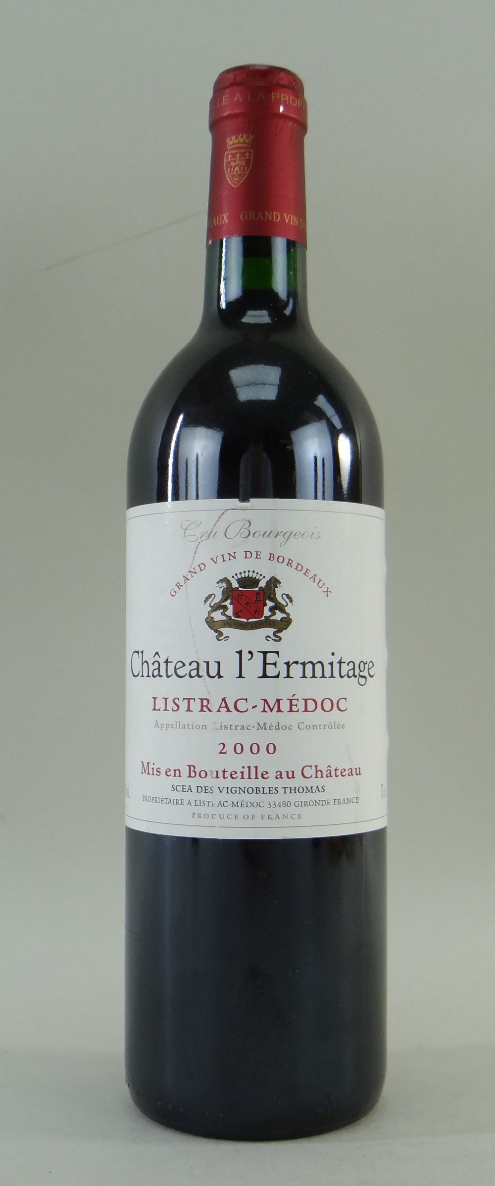 NINE BOTTLES OF ASSORTED RED WINE to include 2001 Chateau Caronne St Gemme Cru Bourgeois Haut- - Image 6 of 11