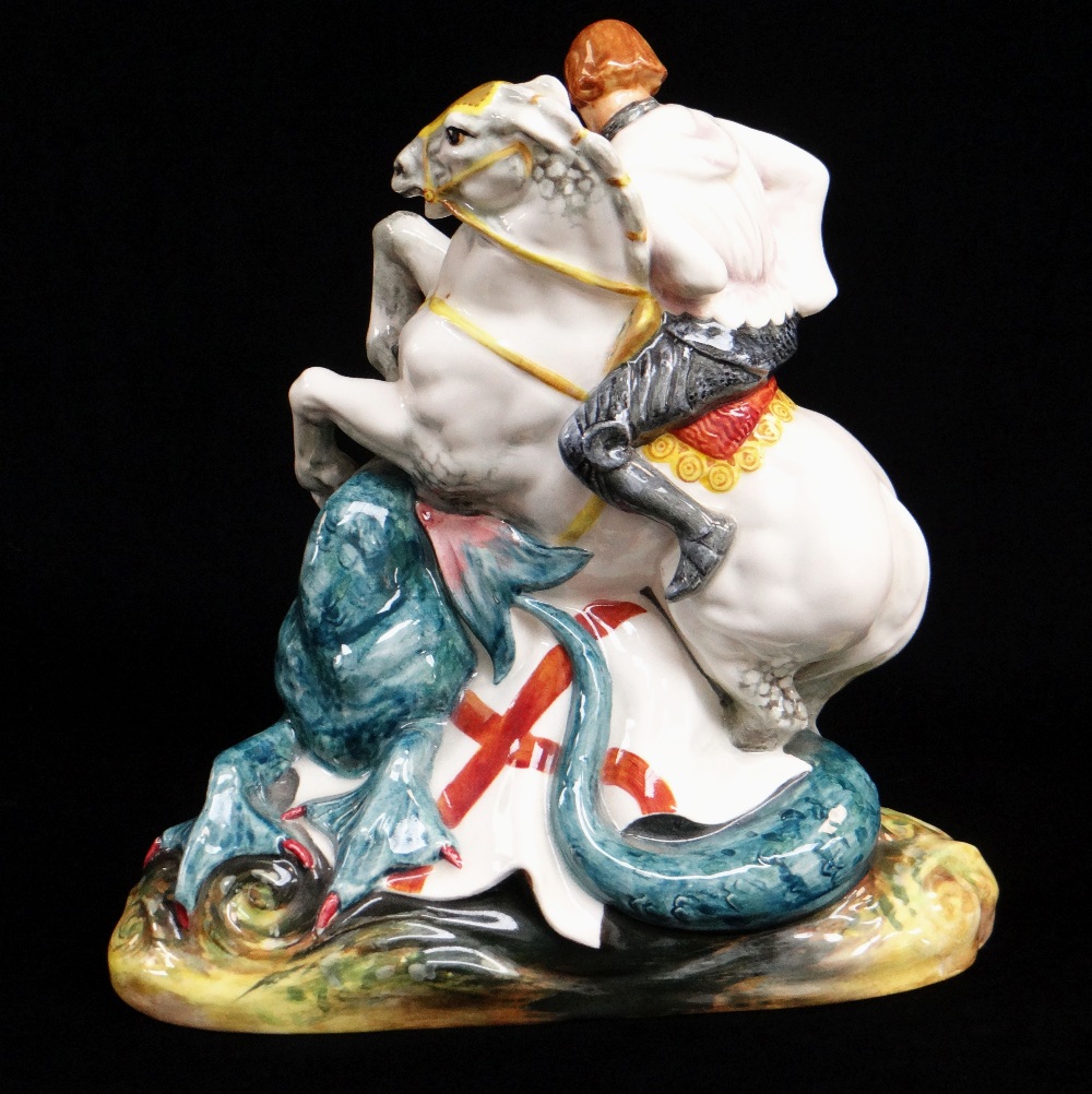 ROYAL DOULTON ST. GEORGE & THE DRAGON HN2051, 19cms high Condition: excellent - Image 3 of 3