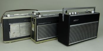 THREE VINTAGE GERMAN PORTABLE RADIOS, comprising Schaub Lorenz 'Touring Oversees', 'Touring T60