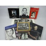 MARIA CALLAS OPERATIC & CLASSICAL MUSIC INTEREST - a quantity of books, music CDs and a framed